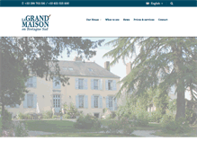 Tablet Screenshot of la-grand-maison.com